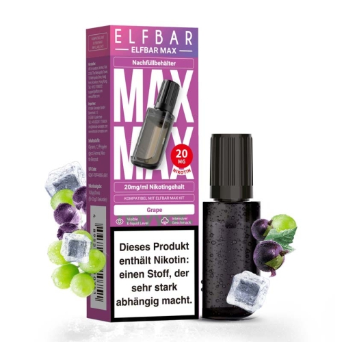 ElfBar Max - Pods 20 mg/ml Grape