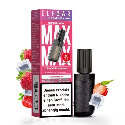 ElfBar Max - Pods 20 mg/ml Strawberry Ice