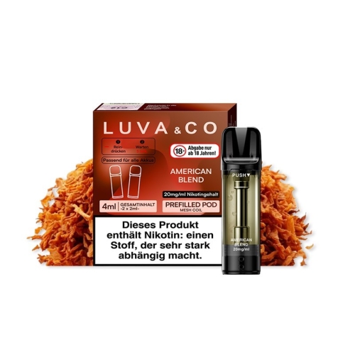 Lovesticks - Luva & Co Pods (2 Pods pro Packung) American Blend
