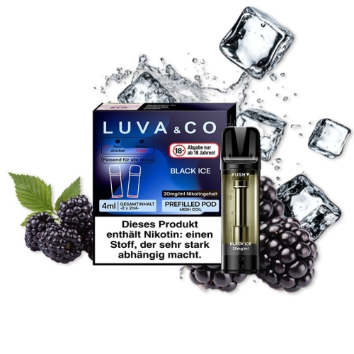 Lovesticks - Luva & Co Pods (2 Pods pro Packung) Black Ice