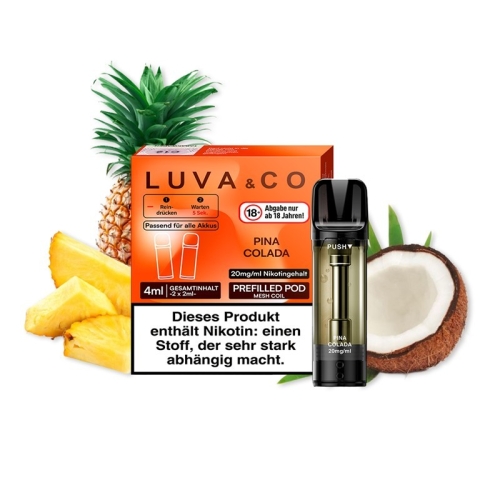 Lovesticks - Luva & Co Pods (2 Pods pro Packung) Pina Colada