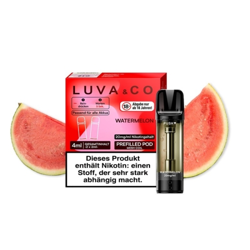 Lovesticks - Luva & Co Pods (2 Pods pro Packung) Watermelon