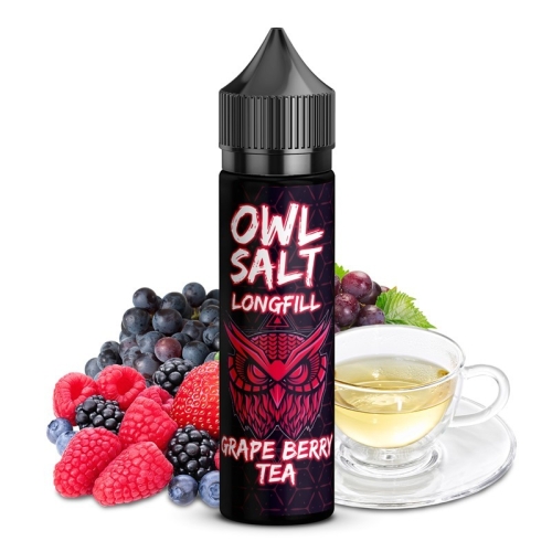 OWL Salt Longfill 10 ml in 60 ml Grape Berry Tea
