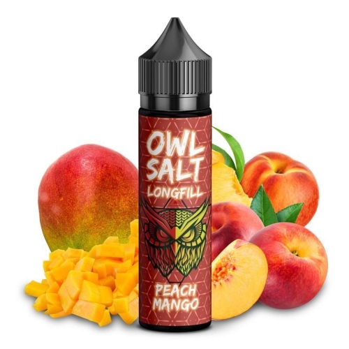 OWL Salt Longfill 10 ml in 60 ml Peach Mango