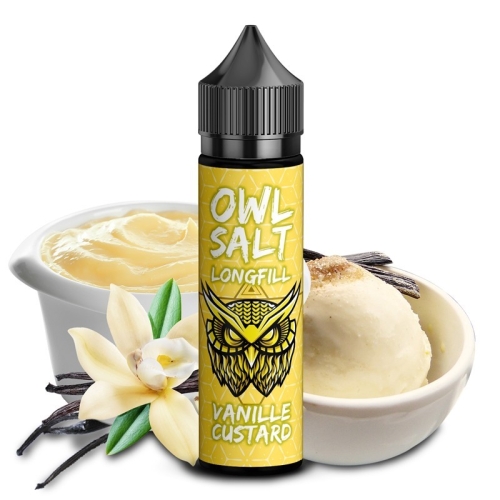 OWL Salt Longfill 10 ml in 60 ml Vanille Custard