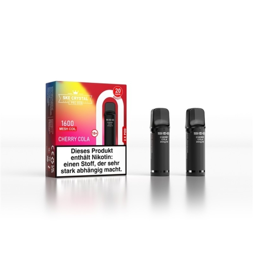SKE Crystal 800 Pro Prefilled Pod Cherry Cola 20mg/ml