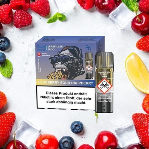 RandM Tornado Prefilled Pod Blueberry Sour Raspberry