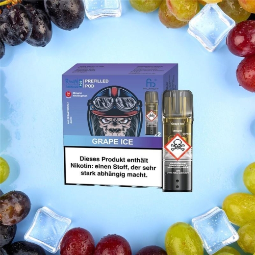 RandM Tornado Prefilled Pod Grape Ice