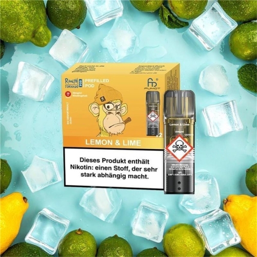 RandM Tornado Prefilled Pod Lemon & Lime