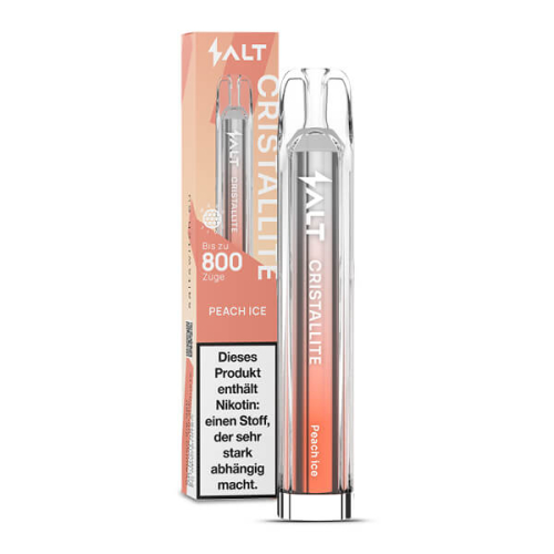 SALT Cristallite Vape 800 Puffs Peach Ice
