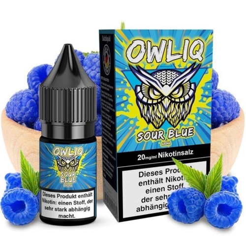 Owliq Nikotinsalz Liquid 10 ml Sour Blue 20 mg/ml