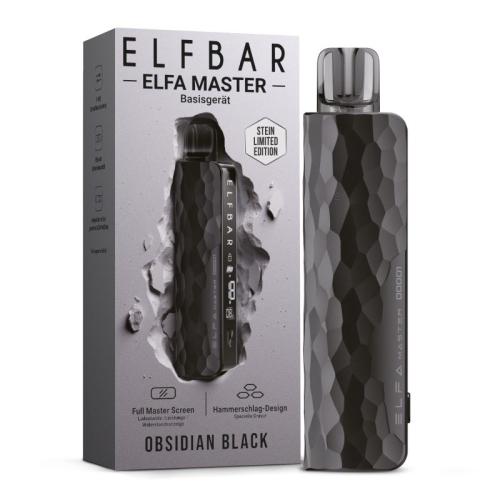 Elfbar Elfa Master Basisgerät Obsidian Black