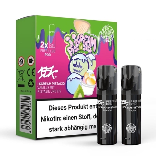 187 Strassenbande - Prefilled Pods 20mg 2 Stück I Scream Pistacio