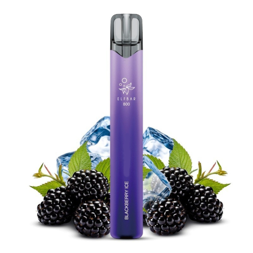 Elfbar 800  Einweg Vape Nikotinfrei - Blackberry Ice 0 mg/ml