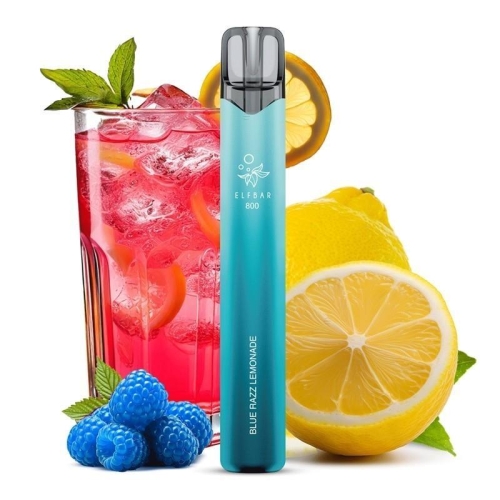 Elfbar 800  Einweg Vape Nikotinfrei - Blue Razz Lemonade 0 mg/ml