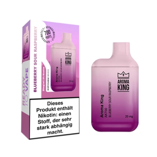 Aroma King Mini Einweg 700 Züge Blueberry Sour 20 mg