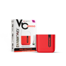 Vapes Bars Diamond 3000 - Akku 500mAh Rot