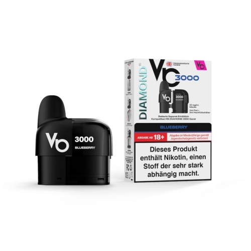 Vapes Bars Diamond 3000 Pods Blueberry