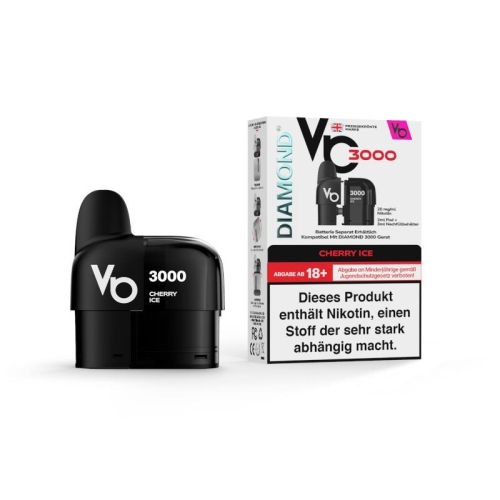 Vapes Bars Diamond 3000 Pods Cherry Ice