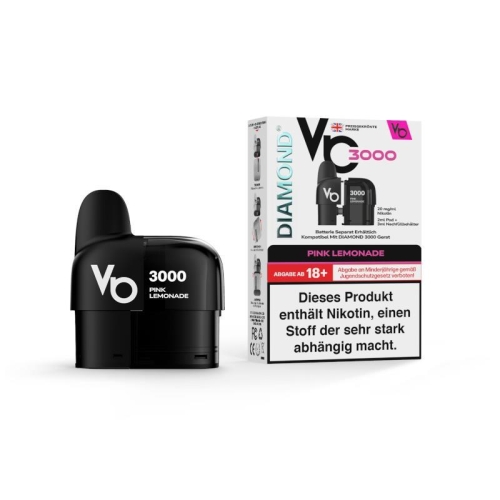 Vapes Bars Diamond 3000 Pods Pink Lemonade