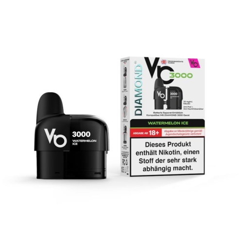 Vapes Bars Diamond 3000 Pods Watermelon Ice