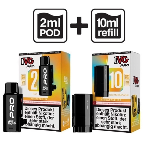 IVG Pro 12k Pods 20mg Pineapple Ice