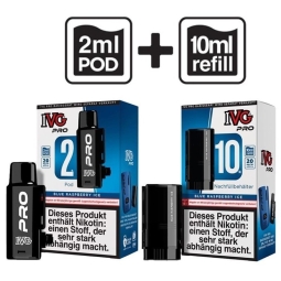 IVG Pro 12k Pods 20mg Blue Raspberry Ice