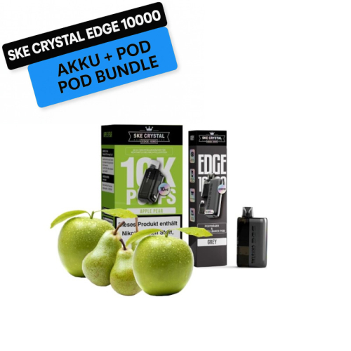 SKE Crystal Edge 10000 Akku + Pod Bundle