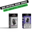 SKE Crystal Edge 10000 Pod + Nachf&uuml;ll Pod Bundle