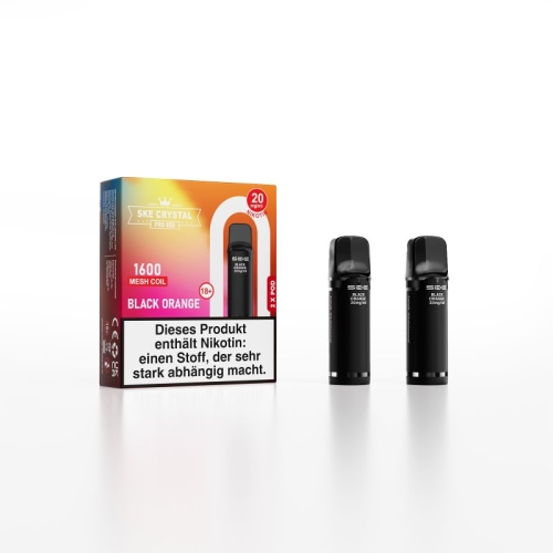 SKE Crystal 800 Pro Prefilled Pod Black Orange 20 mg/ml