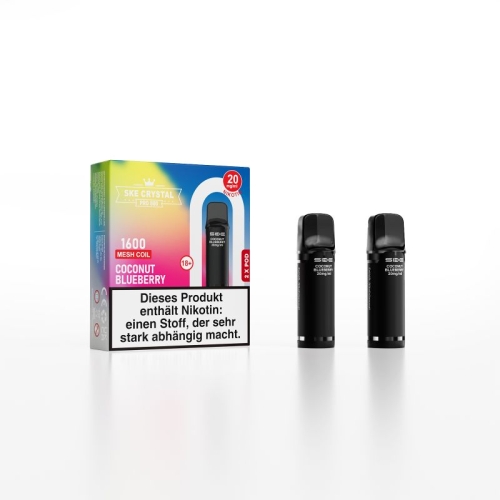 SKE Crystal 800 Pro Prefilled Pod Coconut Blueberry 20 mg/ml