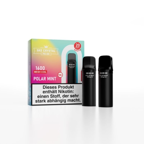 SKE Crystal 800 Pro Prefilled Pod Polar Mint 20 mg/ml