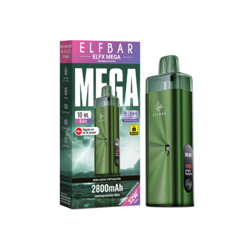 Elfbar Elfx Mega Pod Kit Gr&uuml;n