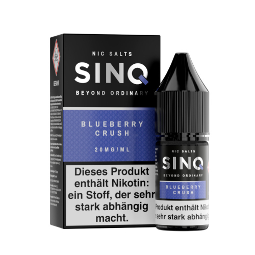 SinQ - Nikotinsalz Liquid Blueberry Crush 20 mg/ml