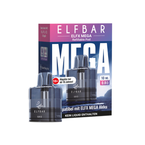 Elfbar Elfx Mega Pod 10 ml 0,8 Ohm
