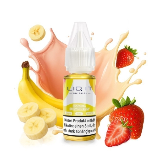 Lovesticks - Liq it NicSalt Liquids Banana Strawberry  6 mg/ml
