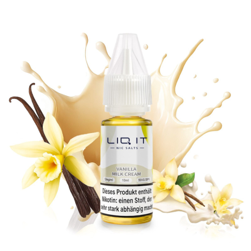 Lovesticks - Liq it NicSalt Liquids Vanilla Milk Cream 0 mg/ml