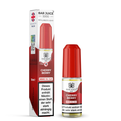 Bar Juice 5000 NicSalt Liquid 10 ml Cherry Berry **neu**  20 MG