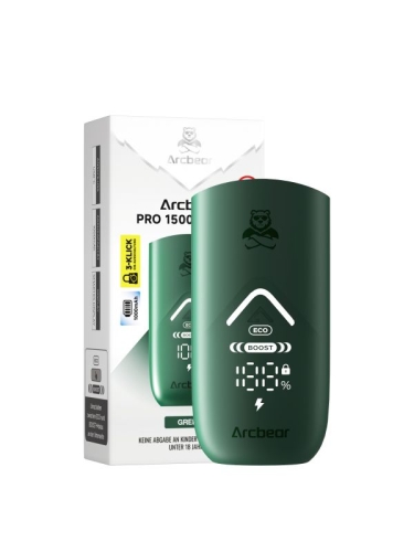 Arcbear Pro 15000 Akku Gr&uuml;n