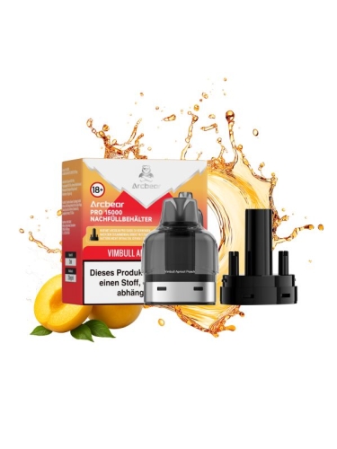 Arcbear Pro 15000 Starter Set (Akku+ Pod) Vimbull Apricot Peach