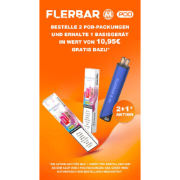 Flerbar Pod Bundle - 2x Pod Packs + Akku **NEW**