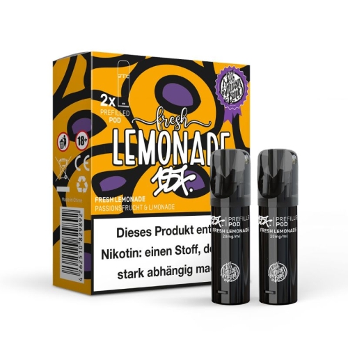 187 Strassenbande - Prefilled Pods 20mg 2 Stück Fresh Lemonade
