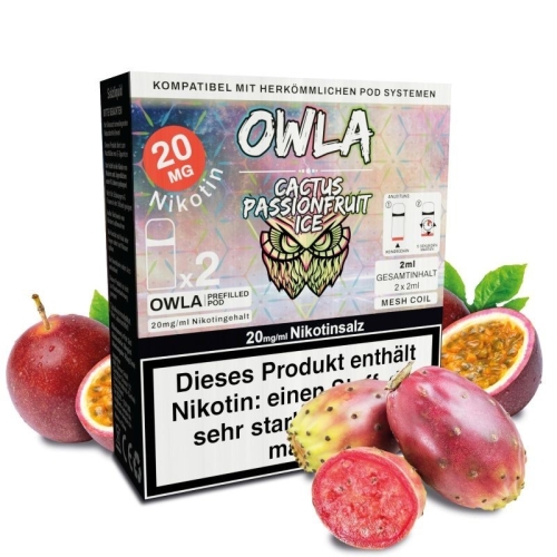 OWLA Prefilled Pod - (2 St&uuml;ck) Cactus Passionfruit...