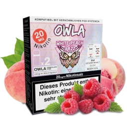 OWLA Prefilled Pod - (2 St&uuml;ck) White Peach Razz 10...