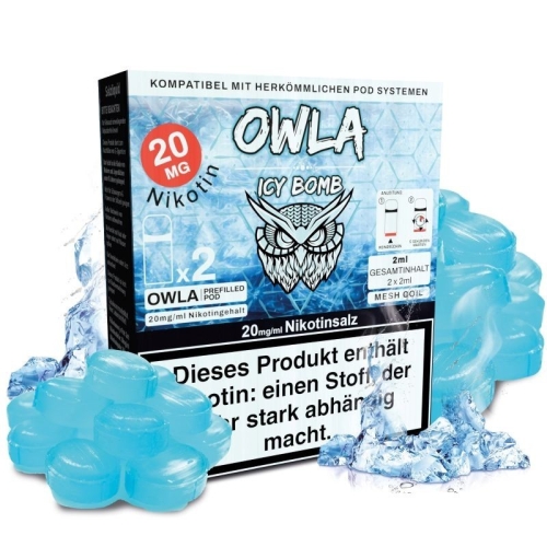 OWLA Prefilled Pod - (2 St&uuml;ck) Icy Bomb 20 mg/ml