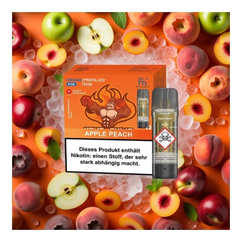 RandM Tornado Prefilled Pod Apple Peach