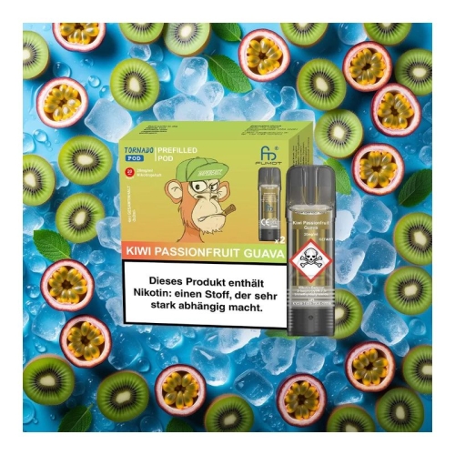 RandM Tornado Prefilled Pod Kiwi Passionfruit Guava