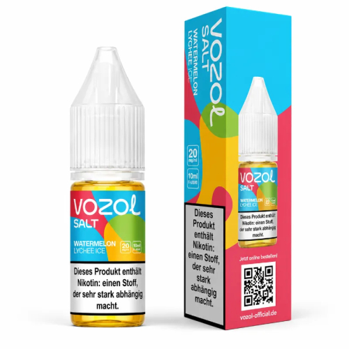 Vozol Nikotinsalz Liquid - 10ml Watermelon Lychee Ice 14,5 mg/ml