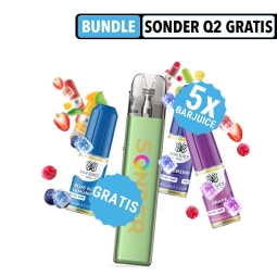 5x Bar Juice 10 ml Liquids + 1x Geekvape Sonder Q2 Gratis