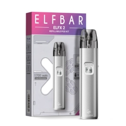 Elfbar ELFX 2 Pod Kit Titanium Silver